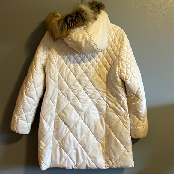 White Puffer Guess Puffer Jacket With Hood Women's Guess